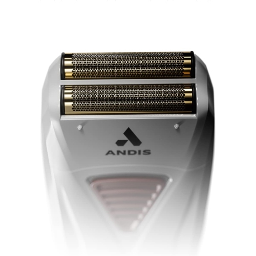 Andis TS-1 17235 Pro Foil Lithium Titanium Foil Shaver, Cord/Cordless, Smooth Shaving Cordless Shaver with Charger, Gray