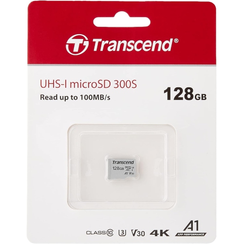 Transcend 128GB UHS-I U3 microSD w/o Adapte, Read 95MB/s Write 45MB/s