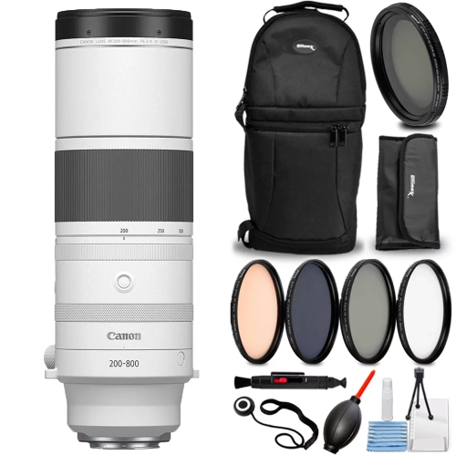 CANON  Rf 200-800MM F/6.3-9 Is Usm Lens ( Rf) 6263C002 - 8PC Accessory Kit