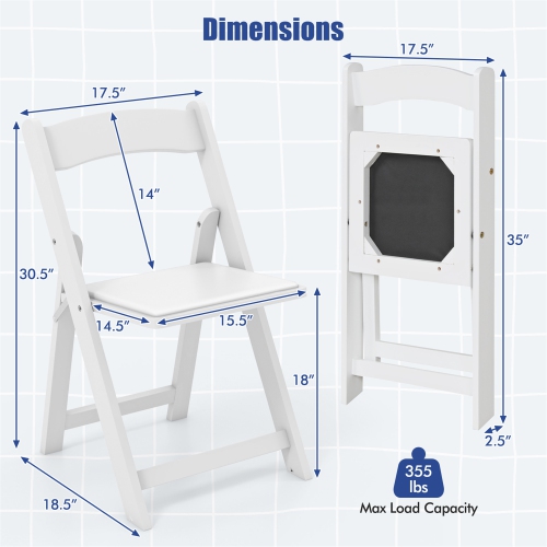 Gymax Set of 8 Dining Chairs w/ Rubber Wood Legs & Padded Seat for Home Office Events