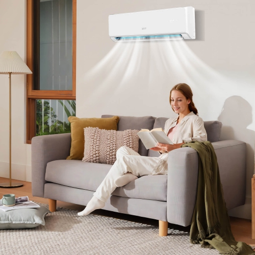 Mini climatiseur et radiateur Wi-Fi 12000&nbsp;BTU de Costway avec thermopompe