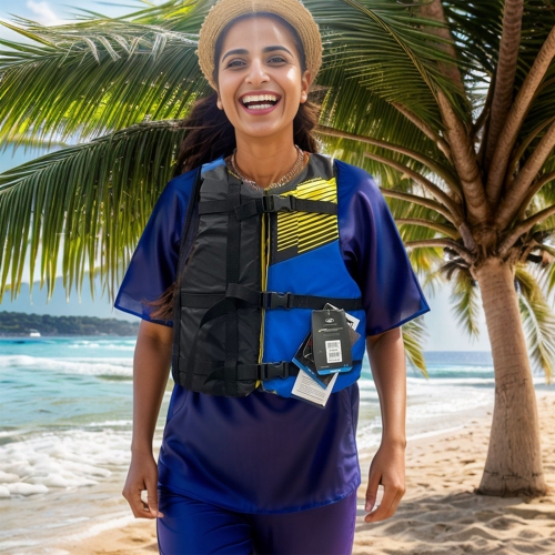 Stohlquist Fit Unisex Adult Life Jacket PFD, Easily Adjustable for Full Mobility Lightweight PVC Free - Universal and Oversize