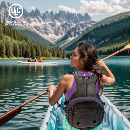 Stohlquist Women's Misty Life Jacket, USCG and Transport Canada Approved Personal Flotation Device, Type III PFD Life Vest for Water Sports Boating