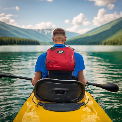 Stohlquist Trekker Men's Adjustable Life Vest, USCG and Transport Canada Approved PFD Personal Flotation Device for Water Sports Boating Surfing