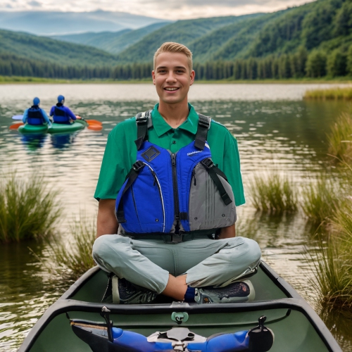 Stohlquist Adult Men's Life Jacket, USCG and Transport Canada Approved Life Vest, PFD Personal Flotation Device for Water Sports Boating Surfing