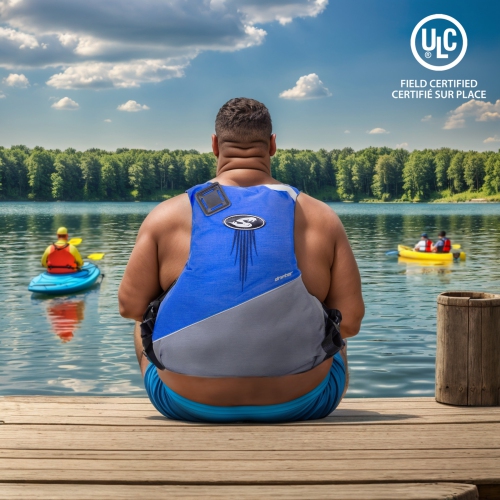 Stohlquist Adult Men's Life Jacket, USCG and Transport Canada Approved Life Vest, PFD Personal Flotation Device for Water Sports Boating Surfing