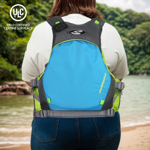 Stohlquist Betsea Women's General Purpose Life Vest Transport Canada & USCG Approved Life Jacket PFD Great for Paddle Kayak SUP Boating – 2XL