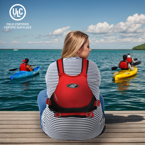 Stohlquist Edge Life Jacket Fits Unisex Adult Teens Life Vest PFD Transport Canada & USCG Approved Personal Flotation Device Multiple Sizes