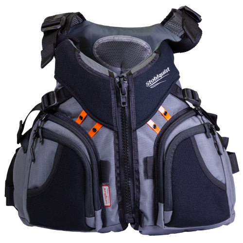 Stohlquist Keeper Fishing Life Jacket - USCG and Transport Canada Approved Adjustable Fishing Vest - Buoyancy Foam Safety Life Jacket