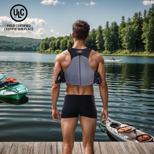 Stohlquist Keeper Fishing Life Jacket - USCG and Transport Canada Approved Adjustable Fishing Vest - Buoyancy Foam Safety Life Jacket