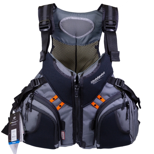 Stohlquist Keeper Fishing Life Jacket - USCG and Transport Canada Approved Adjustable Fishing Vest - Buoyancy Foam Safety Life Jacket