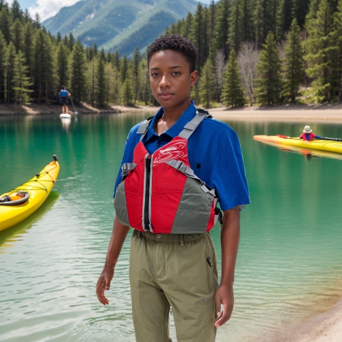 Stohlquist Spectrum Life Jacket - USCG and Transport Canada Approved Men's Life Vest - Lightweight Safety Life Jacket for Kayak Fishing, Paddling,