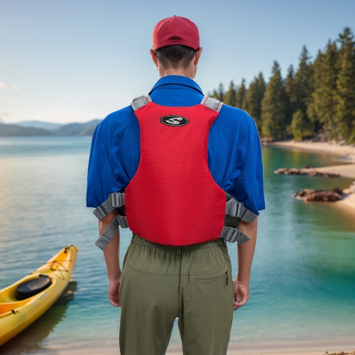 Stohlquist Spectrum Life Jacket - USCG and Transport Canada Approved Men's Life Vest - Lightweight Safety Life Jacket for Kayak Fishing, Paddling,