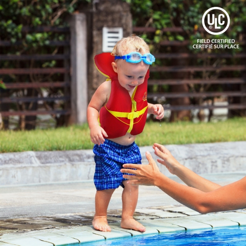 Stohlquist Infant Life Vest, USCG and Transport Canada Approved Life Jacket for 20-30 lbs, Unisex Type II PFD Personal Flotation Device for Boys