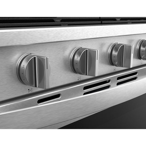 Whirlpool 30" 5.0 Cu. Ft. True Convection 5-Burner Freestanding Gas Range - Stainless Steel