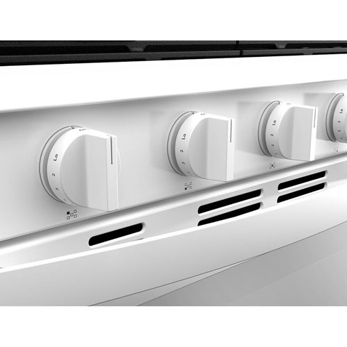 Whirlpool 30" 5.0 Cu. Ft. True Convection 5-Burner Freestanding Gas Range - White