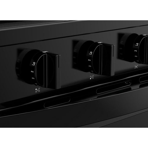 Whirlpool 30" 5.0 Cu. Ft. Fan Convection 5-Burner Freestanding Gas Air Fry Range - Black