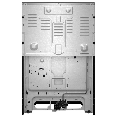 Cuisinière au gaz autonome 30 po avec 5 brûleurs, friture air four, ventilateur à convection et four de 5 pi³ Maytag - Inox