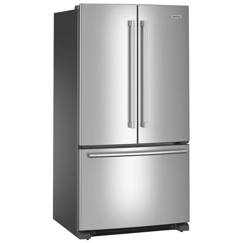 Maytag 36" 25 Cu. Ft. French Door Refrigerator with Max Cool Setting - Stainless Steel