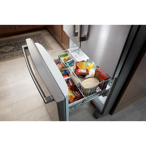 Maytag 36" 25 Cu. Ft. French Door Refrigerator with Max Cool Setting - Stainless Steel
