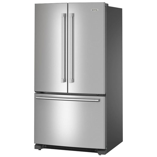 Maytag 36" 25 Cu. Ft. French Door Refrigerator with Max Cool Setting - Stainless Steel