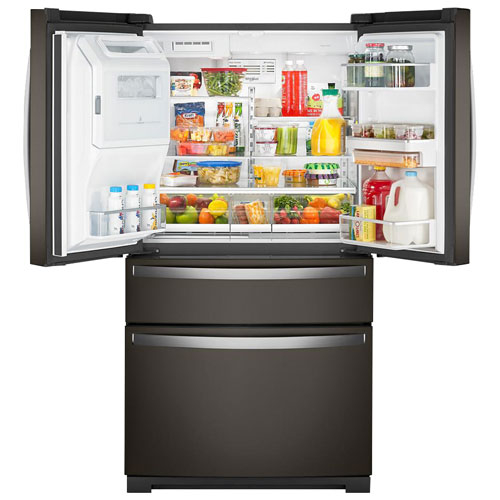 Whirlpool 36" 26 Cu. Ft. French Door Refrigerator - Black Stainless Steel