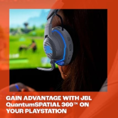JBL Quantum 360P Wireless Gaming Headset - White/Blue by JBL BY HARMAN - Open Box condition - Image 7