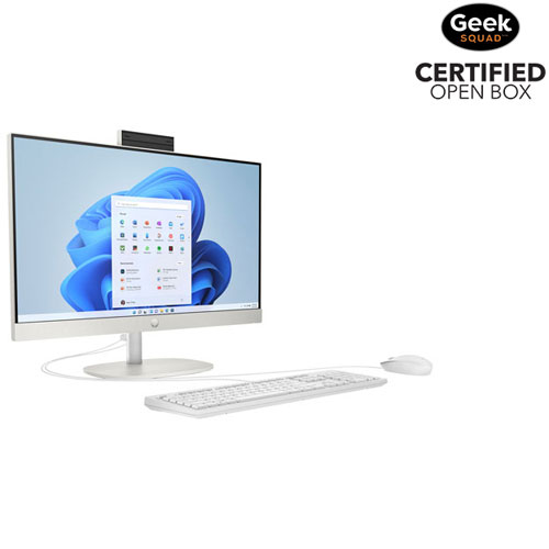 Open Box - HP 23.8" All-in-One PC (AMD Ryzen 5 7520U/512GB SSD/8GB RAM/Windows 11)