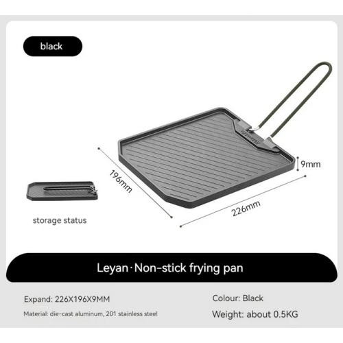 Poêle à frire antiadhésive en aluminium et en poly Oil pour les steaks et les apiculs