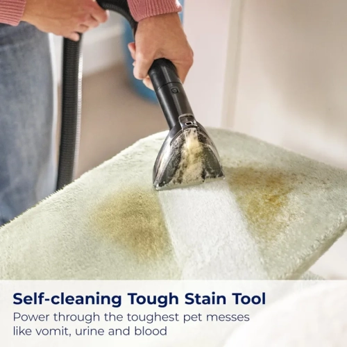 BISSELL® Little Green® Max Pet Portable Carpet & Upholstery Cleaner - Auto Detailer with Self-Cleaning Stain & Pet Hair Removal Tools