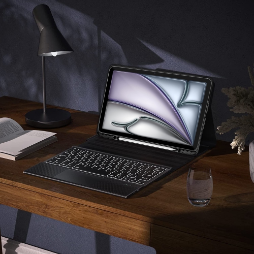 Navigate Series Keyboard Case for Apple iPad Air 13-inch M2 - Scorpion Black