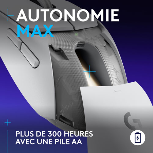 Logitech G309 LIGHTSPEED 25600 DPI Wireless Optical Gaming Mouse - White