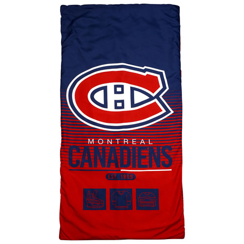 Sac de couchage de la LNH - 54 x 27 po - Canadiens de Montréal