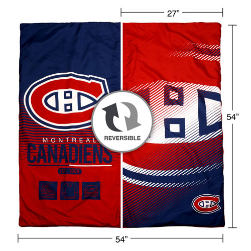 Sac de couchage de la LNH - 54 x 27 po - Canadiens de Montréal