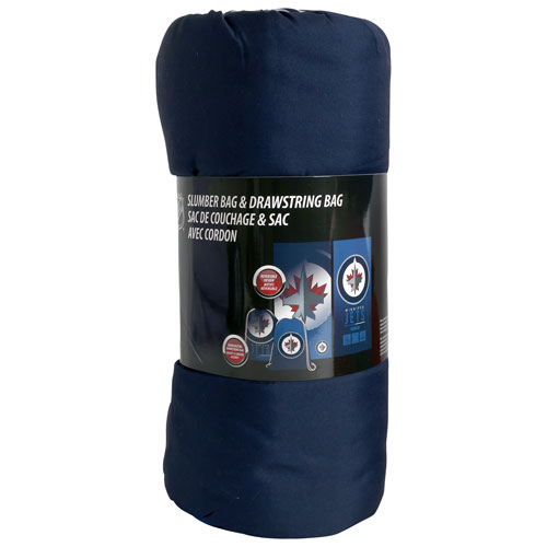 NHL Slumber Sleeping Bag - 54" x 27" - Winnipeg Jets