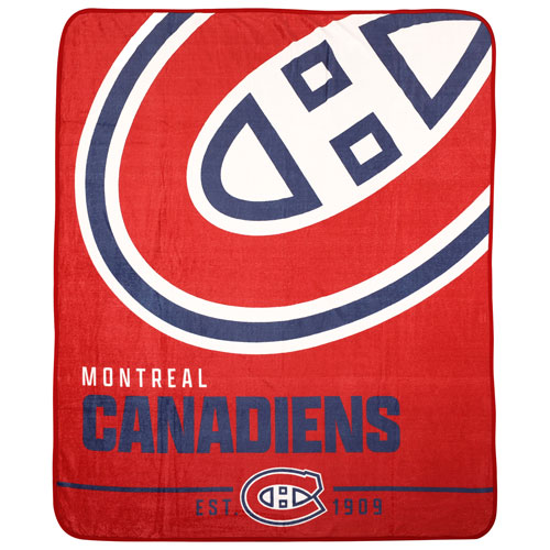 NHL Micro-Flannel Throw Blanket - Montreal Canadiens