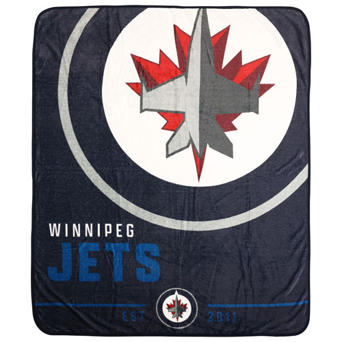 NHL Micro-Flannel Throw Blanket - Winnipeg Jets