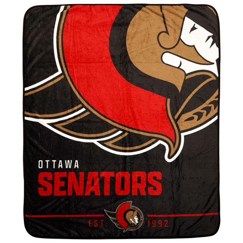 NHL Micro-Flannel Throw Blanket - Ottawa Senators