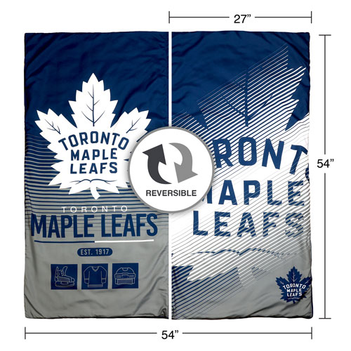 NHL Slumber Sleeping Bag - 54" x 27" - Toronto Maple Leafs