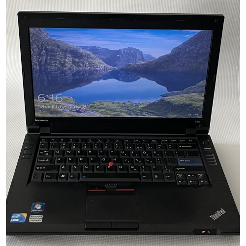 Image 1 de 2.. Remis à neuf - portable ThinkPad L412 14 po de Lenovo avec processeur i5-M520 d'Intel à 2,4&nbsp;GHz, mémoire vive 8&nbsp;Go, disque SSD 500&nbsp;Go,
