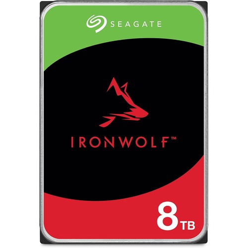 Disque dur interne 8&nbsp;To 3,5 po IronWolf de Seagate; Garantie de 3 ans; service 256&nbsp;Mo de 6Gb Mo/s; 7200rpm 24 heures pour le capteur NAS