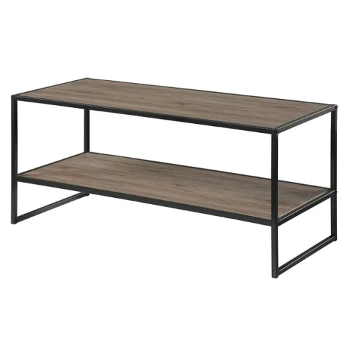 Mehiaz hometrends Coffee Table, Rustic Oak, 40" L x 17" W x 18" H