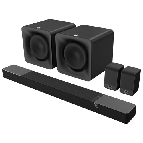 Haut-parleur d'extrêmes graves de 10 po et 160 W XSUB100 de Klipsch - Noir