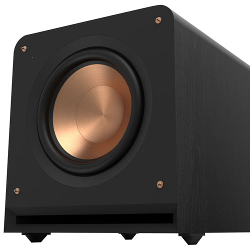 Haut-parleur d'extrêmes graves de 12 po et 800 W RP1200SW de Klipsch - Vinyle ébène
