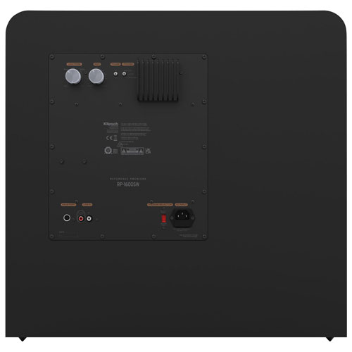 Haut-parleur d'extrêmes graves de 16 po et 1600 W RP1600SW de Klipsch - Vinyle ébène