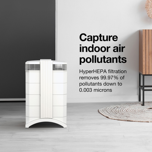 IQAir HealthPro Compact XE Air Purifier - Compact HyperHEPA Fration for Rooms up to 1240 sq ft - Allergens, Smoke, Dust, Mold, Pet Dander, Swiss