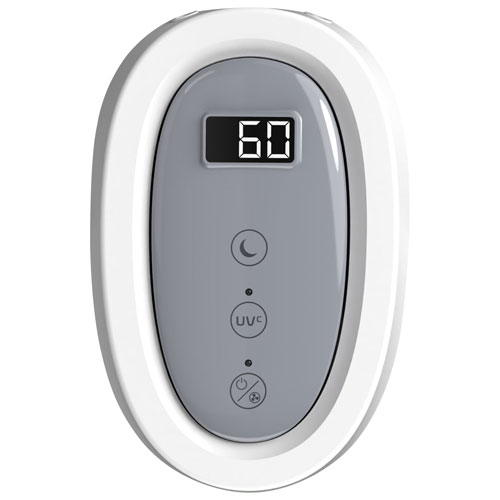 GermGuardian AC4880W Intelligent 22" Tower Air Purifier with HEPA Pure Filter - White