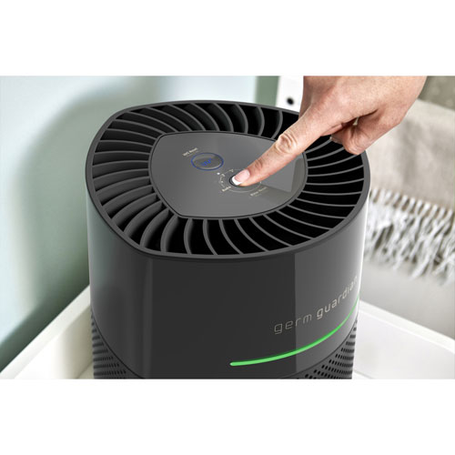GermGuardian AC3000B AirSafe+ Air Purifier with True HEPA Filter & UV-C - Black