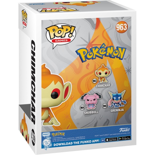 Pop Games Pokemon 3.75 Inch Action Figure - Chimchar #963