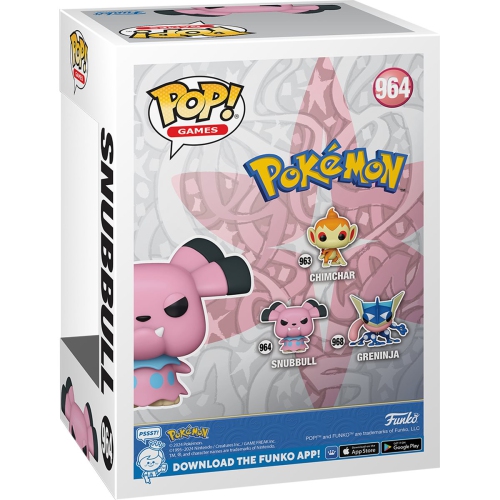 Pop Games Pokemon 3.75 Inch Action Figure - Snubbull #964